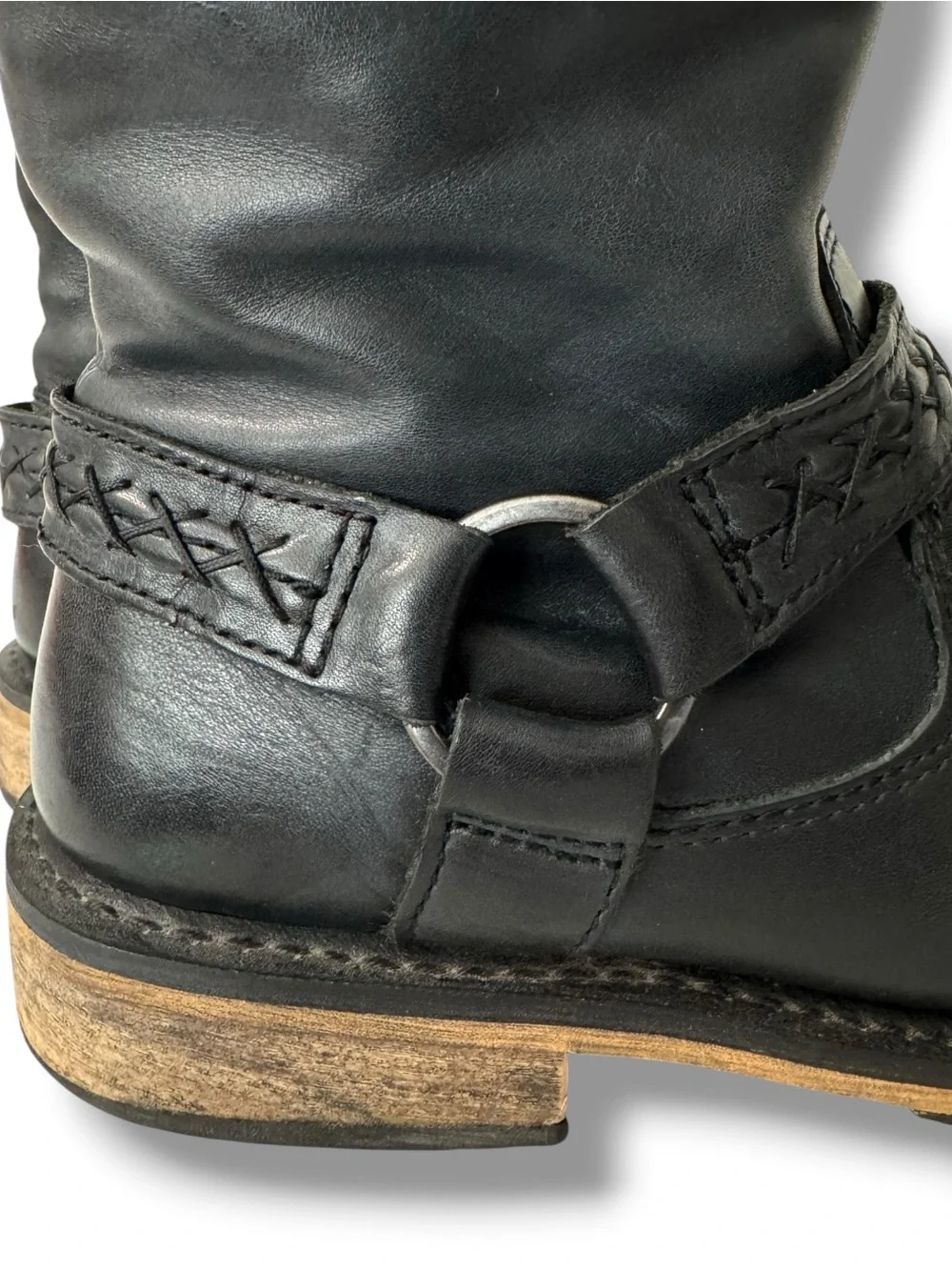 Harley-Davidson Constrictor Motorcycle Boots Men’s 8.5 Black Leather D95276